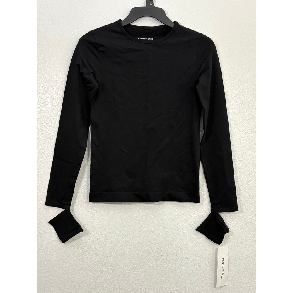 Helmut Lang Slim Fit Seamless Long Sleeve Top